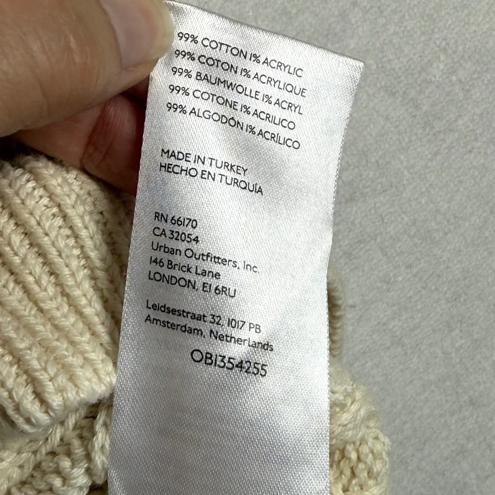 Free People Sweater‎ Vest Sleeveless Knit Patchwork Cottagecore Size S READ